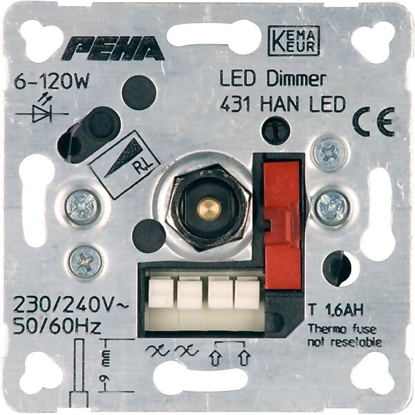 PEHA Drehdimmer Unterputz LED D 431 HAN LED o.A.